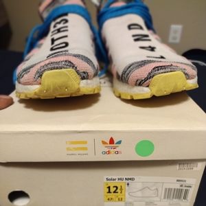 Adidas Pharrell Williams Solar HU NMD sz 12.5 these are the Mother Land colorway